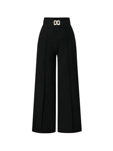 Pantalon palazzo femme taille haute tenue d'affaires chic
