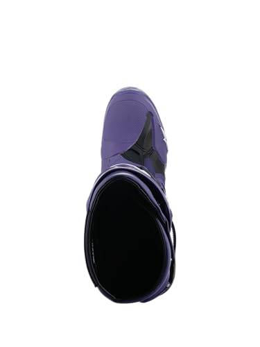 Image of Alpinestars Tech 10 Boots, High-Performance Motocross Boots, CE-Certified, 7, Ultraviolet /Black
