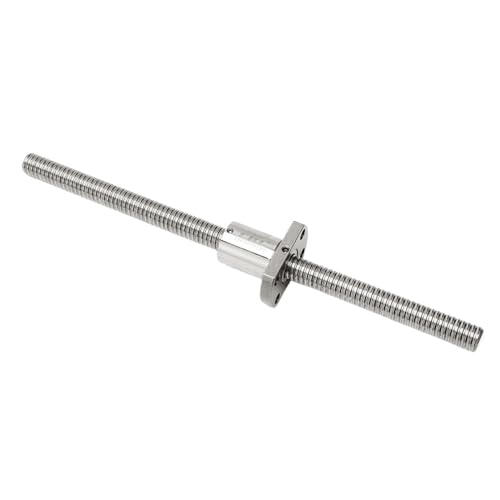 Metal Ball Screw nut 0801 Ball Screw SFK0801 L= 100 120 150 175 180 200 220 250 300 350 MM Rolled Ballscrew Rail with Single Ballnut for CNC Parts(200mm)