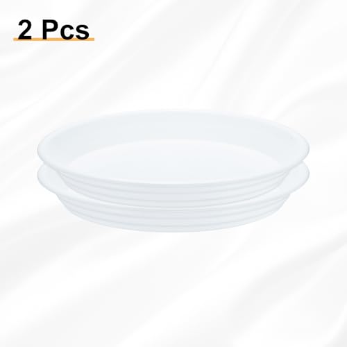 Soucoupe pour pot de fleurs plastique robuste blanc perle 24 - 4
