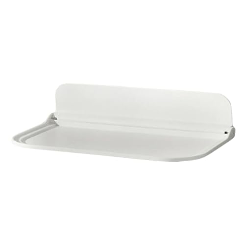 KOCKSHION 折りたたみ可能で耐荷重のある浮遊式バスルーム壁棚 タオルや日用品収納に モダンデザインで浴室やキッチンに適合するコンパクト