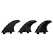 Keenso 3Pcs Surfboard Fins Thruster Fins,FCS G5 Surfboard Fins Surfboard Accessory for Surfboard Longboard Paddleboard