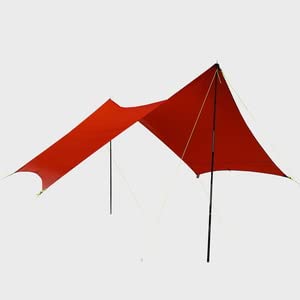 Amazon | ZEROGRAM(ゼログラム) Minimalist Hexa tarp(RED) / ヘキサ