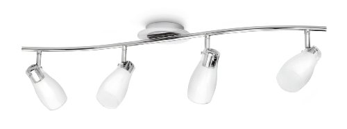 Preisvergleich Produktbild PHILIPS myLiving, Aufbauspot mit 12W, inklusive Leuchtmittel, 4-flammig 522241116