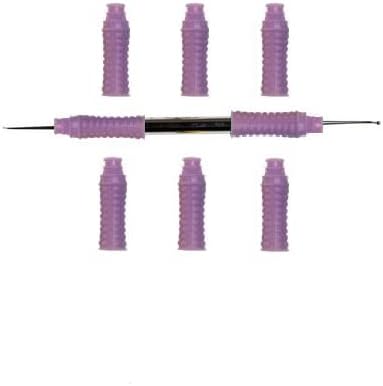 Mangos de silicona para instrumentos dentales con código de color para mango #2 y #4, autoclavable en caliente hasta 375  F, suministro dental