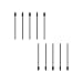 HUION 10 Pack Upgraded Replacement Felt Nibs PN05F Compatible with Pen Stylus PW517 for Drawing Tablets Kamvas 12, 13, 22, 22 Plus, Pro 16 Plus 4K, Pro 24 4K