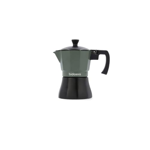 Quid Bidasoa Vera Cafetera Aluminio 3 Tazas Aluminio Apto Vitrocerámica Apto Inducción Libre De Cadmio Y Plomo
