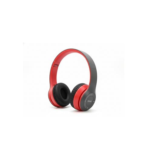 Image of Perfx Wireless Bluetooth Over-Ear Headphones with Deep Bass Stereo Sound, Foldable Design, Soft Cushioned Earpads & Built-in Mic for Music, Calls, Online Classes, Travel & Gaming