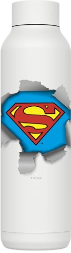 Quokka Botella Termo Acero Inoxidable Solid White 630 ML Superman