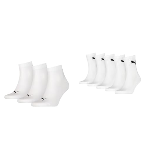 Chaussettes de sport PUMA lot mixte blanc taille 35-38 avec modèles de sport Head confortables