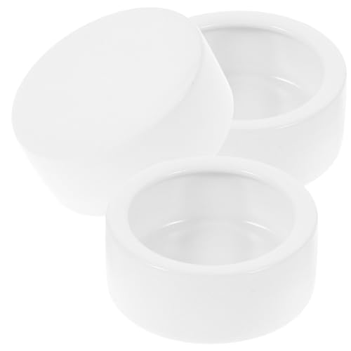 CVUTOVO 3 個防逃食盆 形 製 爬 用 餌 水 れ フィーダー 定 底面で清掃が簡 な