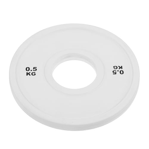 GOOHOCHY Barbell Weight Plates Small 0.5kg Weight Rubber Grip Universal Gym Strength Training