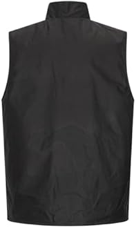 Walker and Hawkes Wax Winchester Gilet for Men – Water-Resistant Wax Cotton Bodywarmer with Corduroy Collar and Tartan Lining