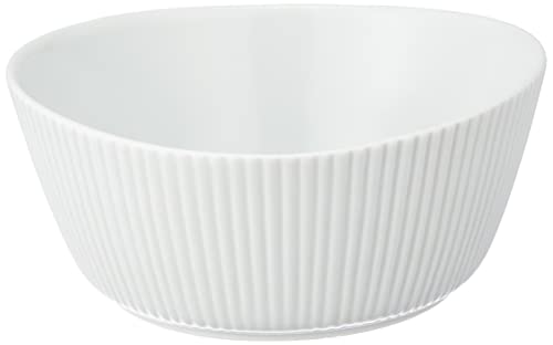 波佐見焼 林九郎窯 鉢 ボウル 皿 大 約16cm 線彫 白 マット 電子レンジ 食洗機対応 日本製 009546 700