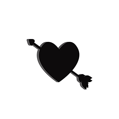eCraftIndia Heart with Love Arrow Wooden Wall Decor for Living Room Bedroom | Home Wall Decor Items| Wall Art for Home Decor| Valentine Gift for Girlfriend Boyfriend Husband Wife| Valentine Decoration 5