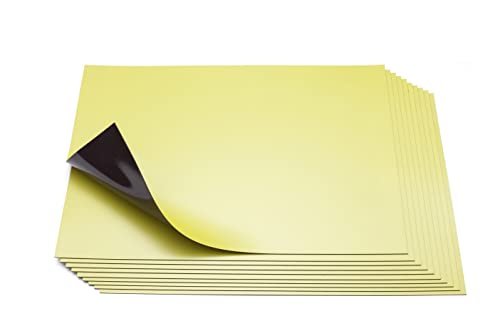 Smagtron magnettechnik feuille magnétique jaune revêtement dIN a4 5 feuilles Cover