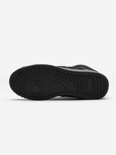 Image of The Souled Store Venom: Symbiote Men and Boys Black Lace Up High Top Sneakers