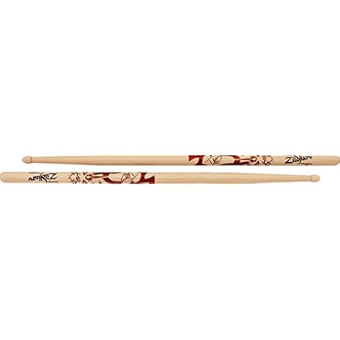 Zildjian Artist Series Hickory Drumsticks - Wood Tip, DAVID GROHL Cover