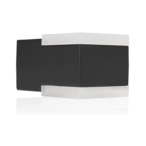 Smartwares Outdoor Black Wall Light with LED Cover