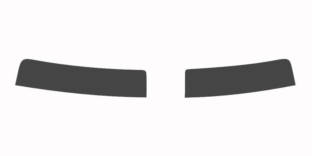 The Tint Effect Precut Window Tint Kit Compatible with Chevrolet Silverado 2500 3500 HD Crew Cab (2015-2019) (Includes: Front Visor precut in 15%) Automotive Film