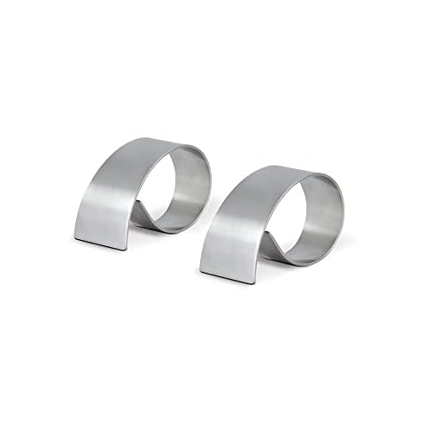Cuisinox Modern Stainless Steel Napkin Rings Cover