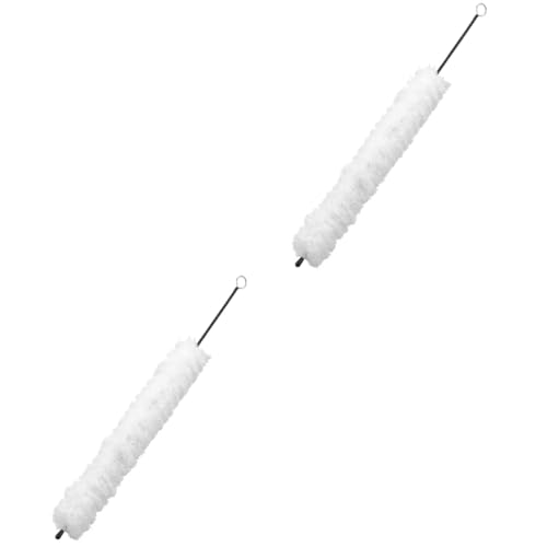 Abaodam 2pcs Flute Brush Cleaning Head Cotton Cleaning Brush for Flute Accessories