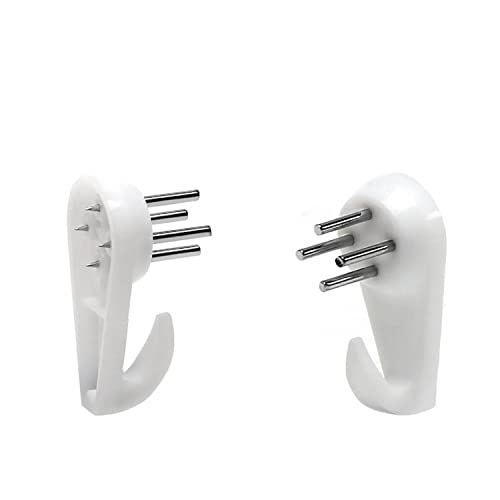 Image of Nails for Hanging Pictures,Picture Hooks Hardwall Hanger for Hardware, Fasteners & Hooks Wall Mount Non-Mark Hook Picture Photo Frame Hangers(100pcs,30*15mm)