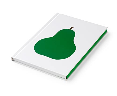 Carnet ligné A5 PdiPigna Enzo Mari à couverture rigide et motif artistique durable La Pera