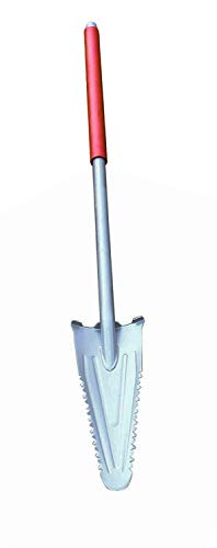 ROOT ASSASSIN RA-003 58-Inch Straight Shaft Carbon Steel Shovel, Red