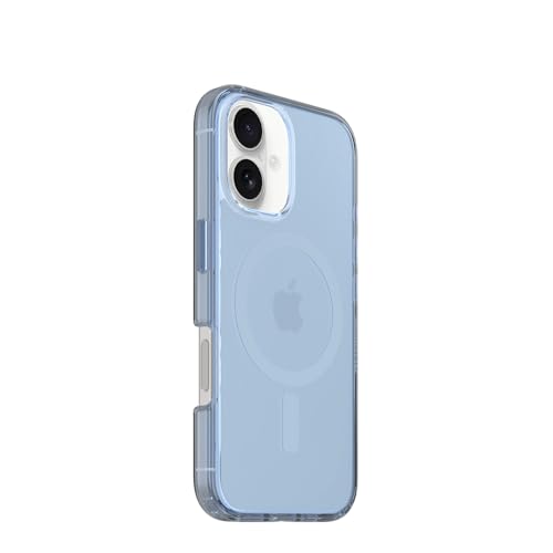 Image of OtterBox iPhone 16 Symmetry Series Clear Case - Blue Bliss - Ultra-Thin, Sleek iPhone Case, Colorful Opaque iPhone Case