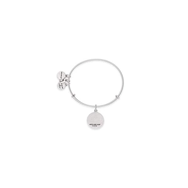 Alex-and-ANI Alex and Ani Soul Sister A18EBSSRS Expandable Bangle Bracelet for Women, Friendship Inscription Charm