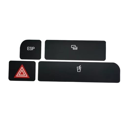 Autocollant de réparation bouton clignotant double Audi A4 cache ESP usé