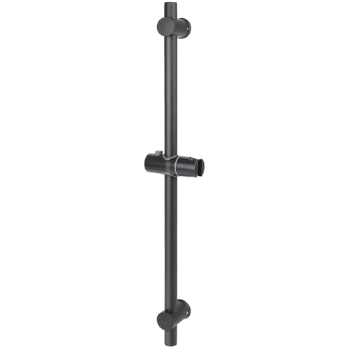 Barre de douche en acier inoxydable rotative 360° avec fixations murales variables - 2