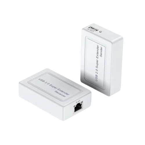 Extenseur USB 2.0 100M Cat6 : hub Ethernet RJ45 à 2 ports pour étendre vos périphériques