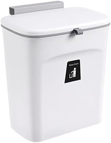 Farigrut9L 壁掛けゴミ箱 ぶら下げ式 取り付け可能 屋内コンポストバケット キッチン・食器棚・バスルーム・ベッドルーム・オフィス・トイレ用?