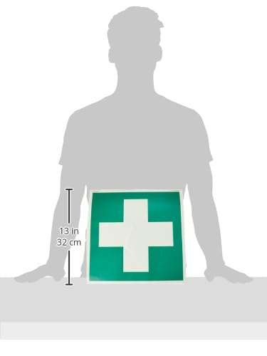 Viking Signs E003 safe condition first aid Sign - 300x300mm - S30, Green/White - Image 4