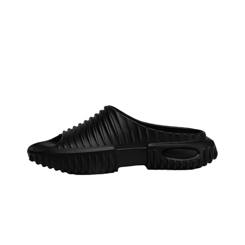 Men's summer thick soled non slip household slippers, quick drying lightweight shower shoes