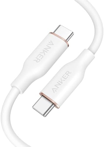 Anker 240W PowerLine III Flow USB C auf USB C Kabel [0,9m] | PD 3.0 Ladekabel USB C für iPhone 17 Pro Max/iPhone Air/16/15 Serie, Samsung Galaxy S24/S25, MacBook Pro/Air und iPad P