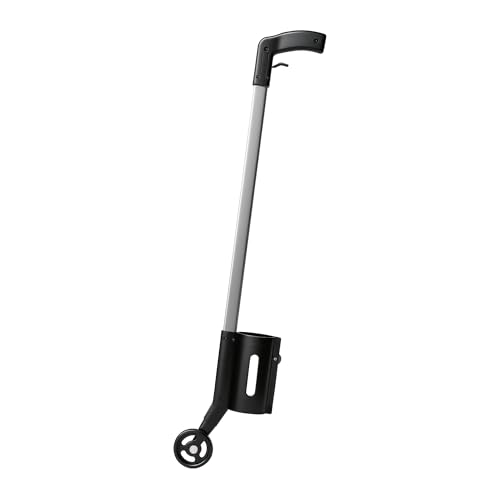 Lbraxyi Industrial Wheeled Marking Paint Wand Spray Paint Marking Wand Marking Applicator for Inverted Marking Paints Ideal for Surveyors Utility Locators Backyard Playing Fields, 34 inch, Black