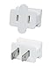 Projectpak SPT-1 Vampire Plugs - 5 Male and 5 Female Plugs for Extension Cord Ends, UL Listed for DIY Projects, Lamps, and Christmas Lights (White)
