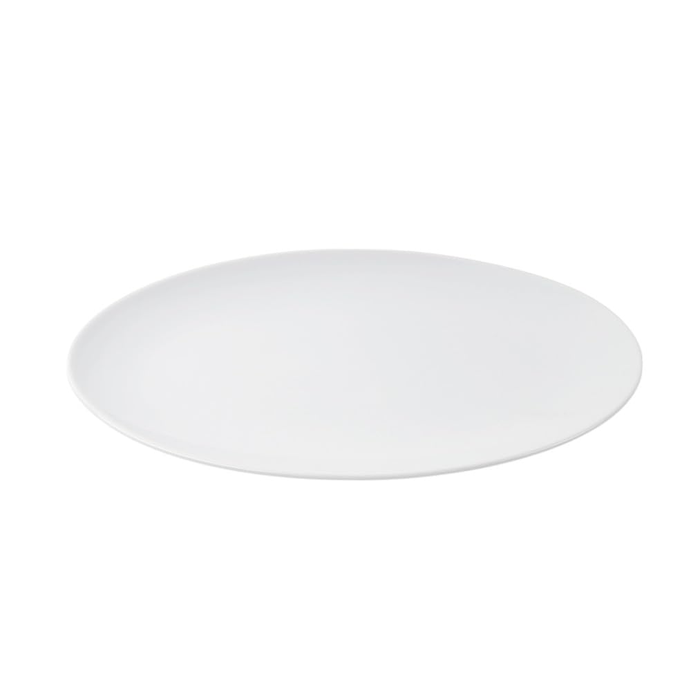 Holst Porzellan AI 135 - Lot de 3 assiettes ovales en porcelaine - 35 x 24 cm - Blanc - 35 x 23,5 x 2,5 cm