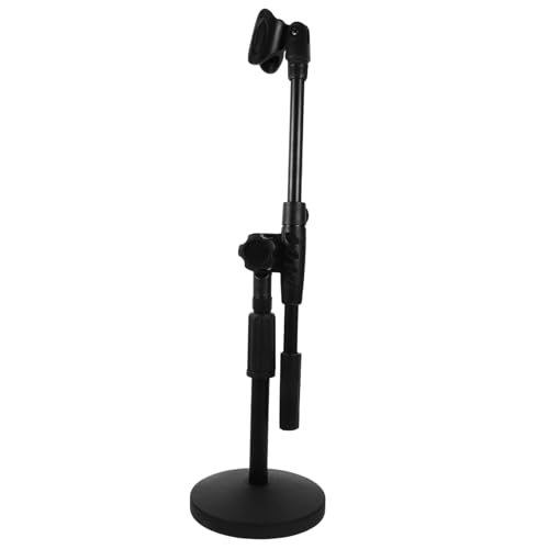 JOINPAYA マイクスタンド ドア 電子 糸 バンド 黒檀のトレー 青緑色のブラケット ミュージカル 蓋 液体サイン エアドラムスティック ささいなこと 音楽 ベンダー ポール 合金 Black