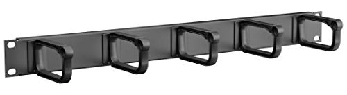 Pasacables rack 19 CPH 01-S panel de gestión con 5 guías híbridas
