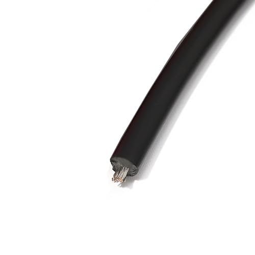 Outdoor Extension 2.5mm2 4mm2 6mm2 Panels Connection Cable Solar Photovoltaic Extension Cable Solar System Power Wire Red or Black Solar sheathed(Size:Black 20Meter,Color:AWG13-2.5mm2)
