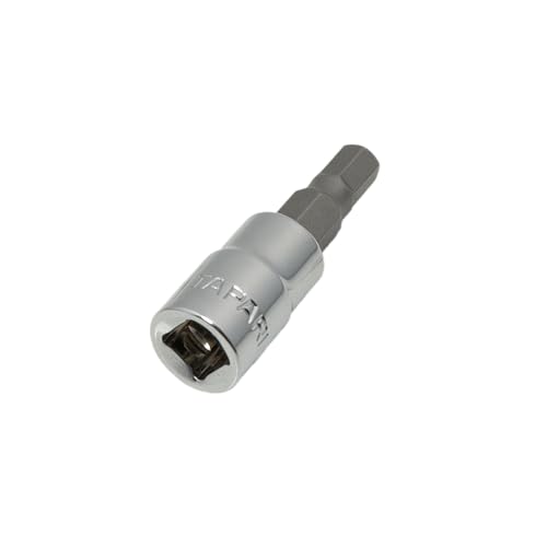 Image of Taparia 1 /4 inch Square Drive Allen Hex Socket Bit Set (AH 3,5,7 mm)-Hardened CrV Steel Socket S2 Hex Bits-Compatible With Ratchets, L Handles, Wrenches, Power Tools-Automotive Repair Tools for Garages
