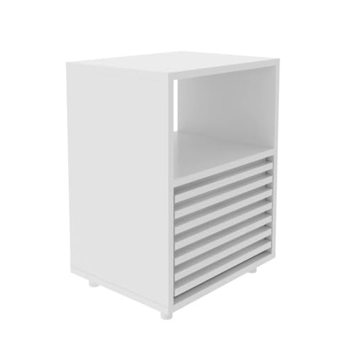 Tecnomobili - Mesa de Cabeceira 1 Gaveta Ripado CM8042 Tecnomobili