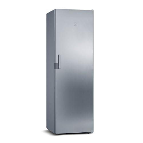 Balay, 3Gfe564Me, Frío, Congelador 1 Puerta Nofrost, F, Libre Instalación, 186 x 60 x 65 cm, 242 L, Puertas Acero Mate Antihuellas, Tirador de Fácil Apertura. Combina con 3Fce563Me.