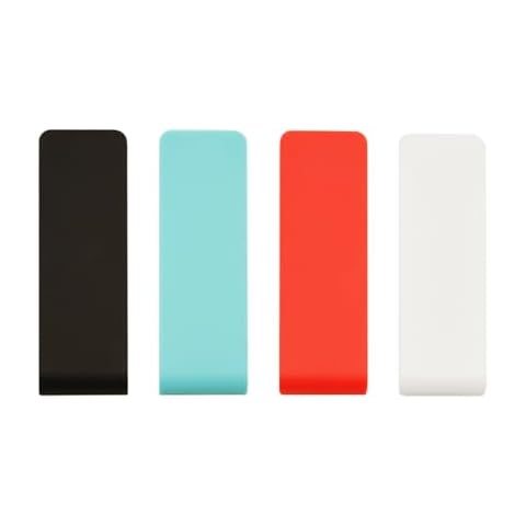 Flylin 4Pcs Back Stand for Nintendo Switch, ABS Kickstand Replacement for Switch, Host Shell Support Back Bracket Compatible with Nintendo Switch Console(4 Color) Cover