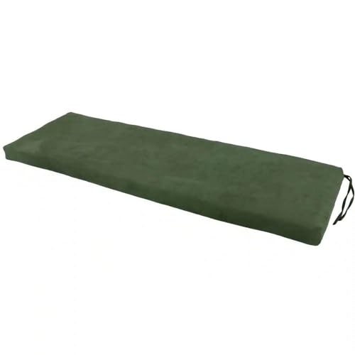 Rectangular Dark Green Outdoor Cushions for Patio Furniture with Built-in Ties, Size: 60