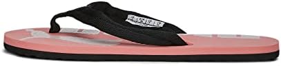 PUMA Men's Flip-Flop, Loveable Platinum Gray Black White, 8 | Image 2